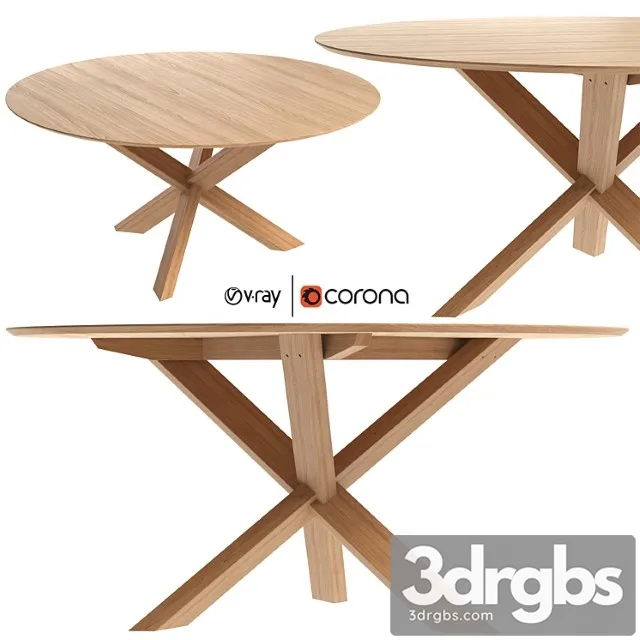 Mikado round dining table r160 cm by industry west 2 3dsmax Download