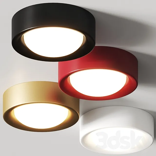 Milan Iluminacion Cilinder Ceiling Lamps 3ds Max