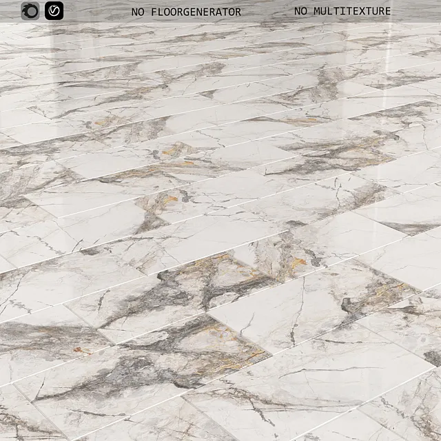 milan polished marble effect porcelain 3ds Max