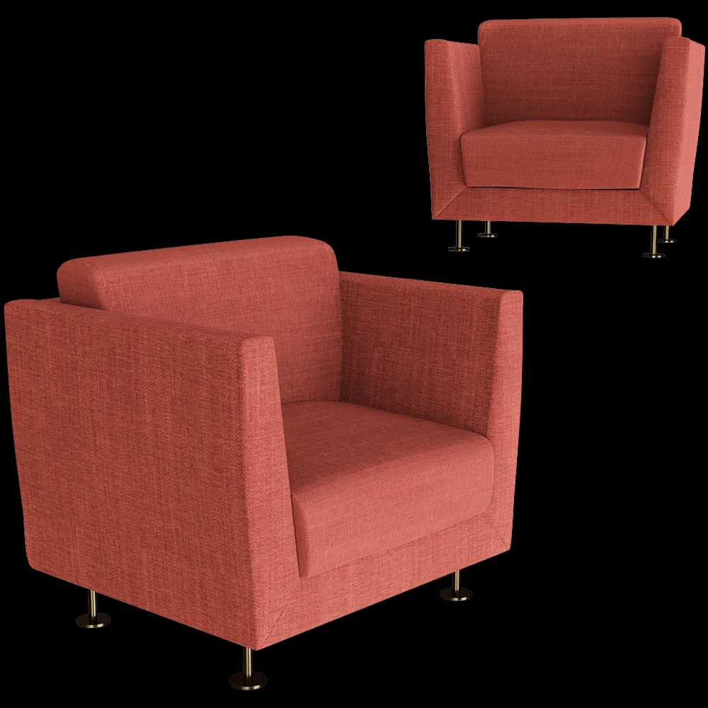 Milani  – Armchair Nesis 3ds Max