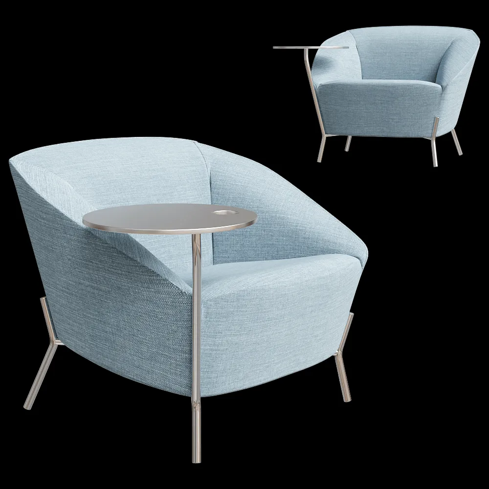 Milani  – Armchair Nuvola 3ds Max