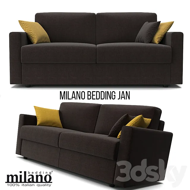 Milano Bedding Jan 3DSMax File