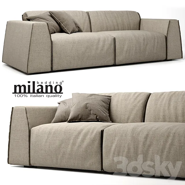 Milano Parker sofa 3ds Max