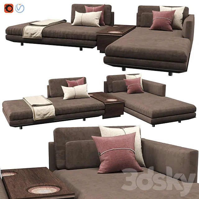 Miles & Ripples Box By Casamania & Horm 3ds Max