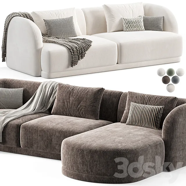 Miles sofa by Naduvi 3ds Max