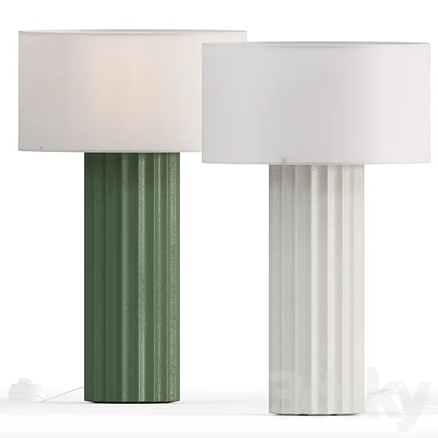 Milk & Sugar Cooper Table Lamp 3ds Max