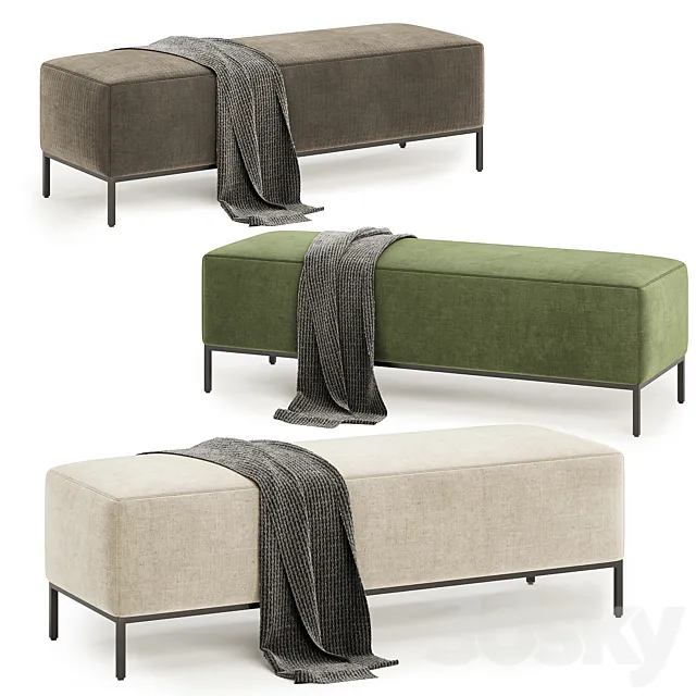 miller bench 3ds Max