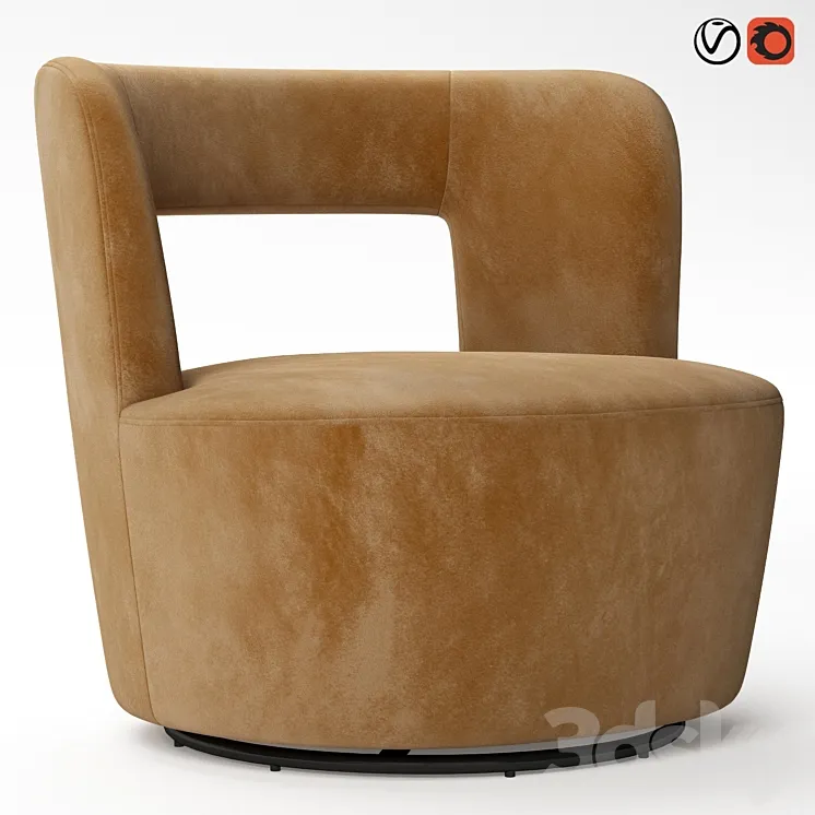 Millie Swivel Chair 3DS Max