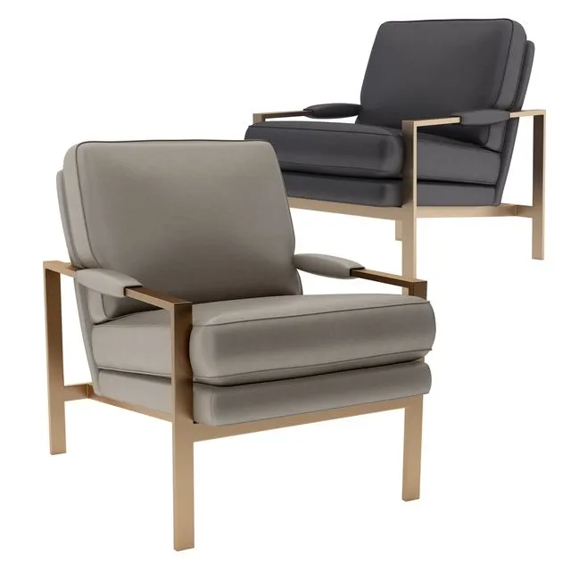 Milo Baughman Leather Chair 3dsMax Model