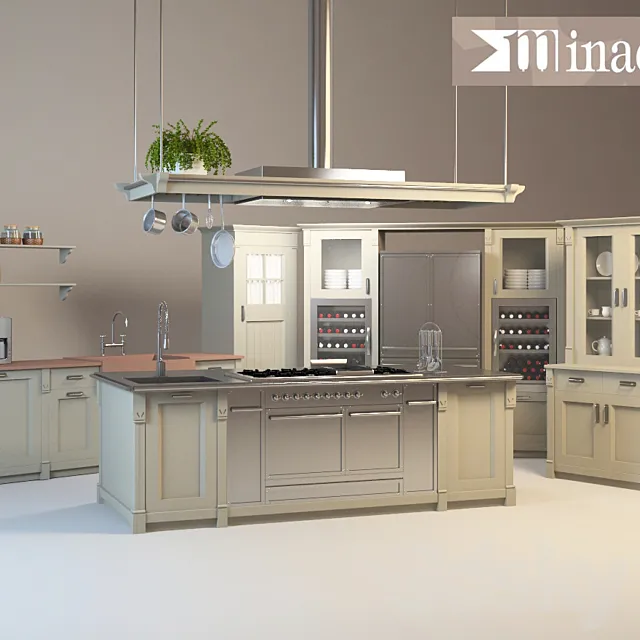 Minacciolo kitchen 3DS Max Model