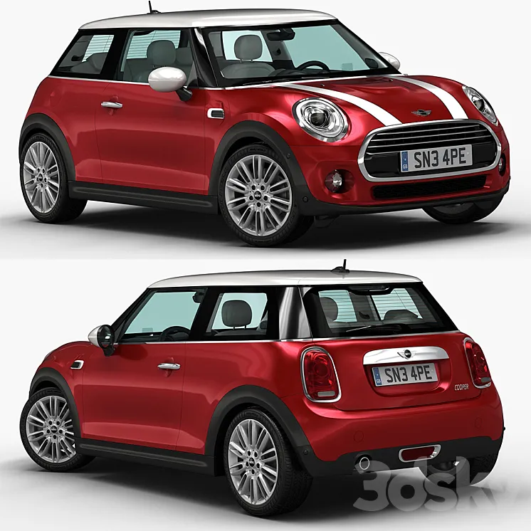 Mini cooper 3DS Max