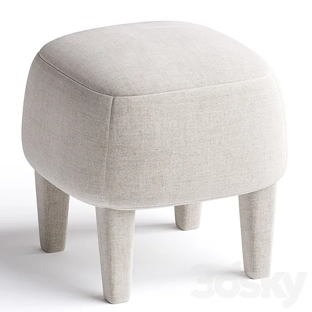 MINI | Fabric pouf By Gianfranco Ferré Home 3DS Max Model