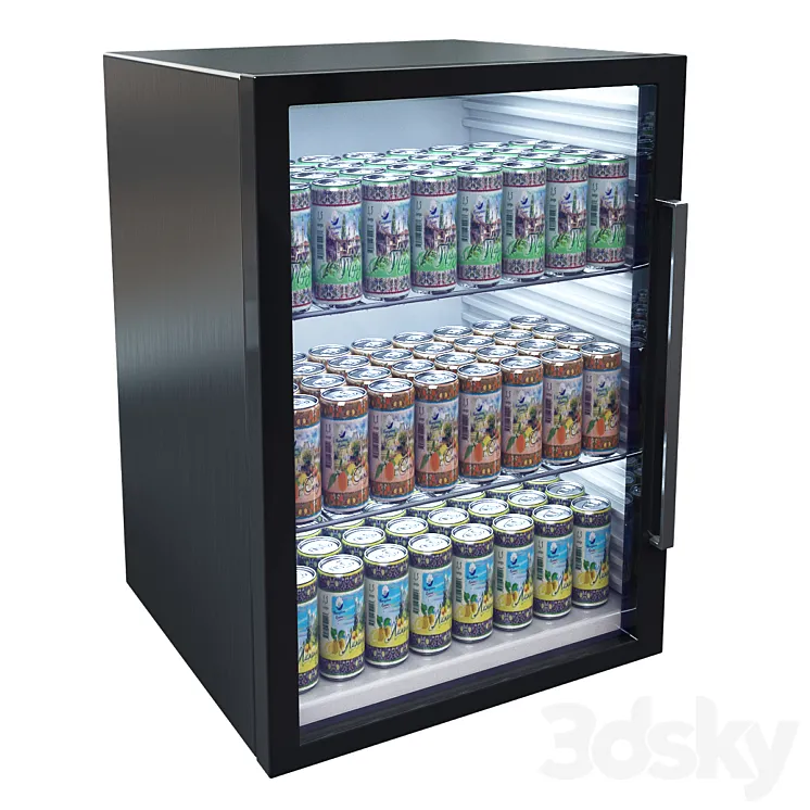 Mini Fridge 3DS Max