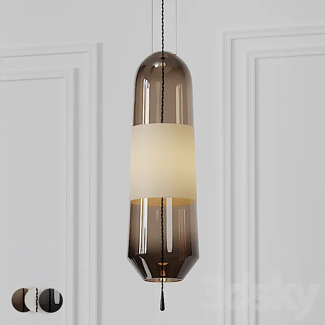 Mini Glass Pendant Light 3 Different Materials 3ds Max