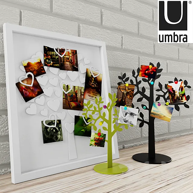 Mini holder for photos and photo frame LAUREL “love tree” 3DSMax File