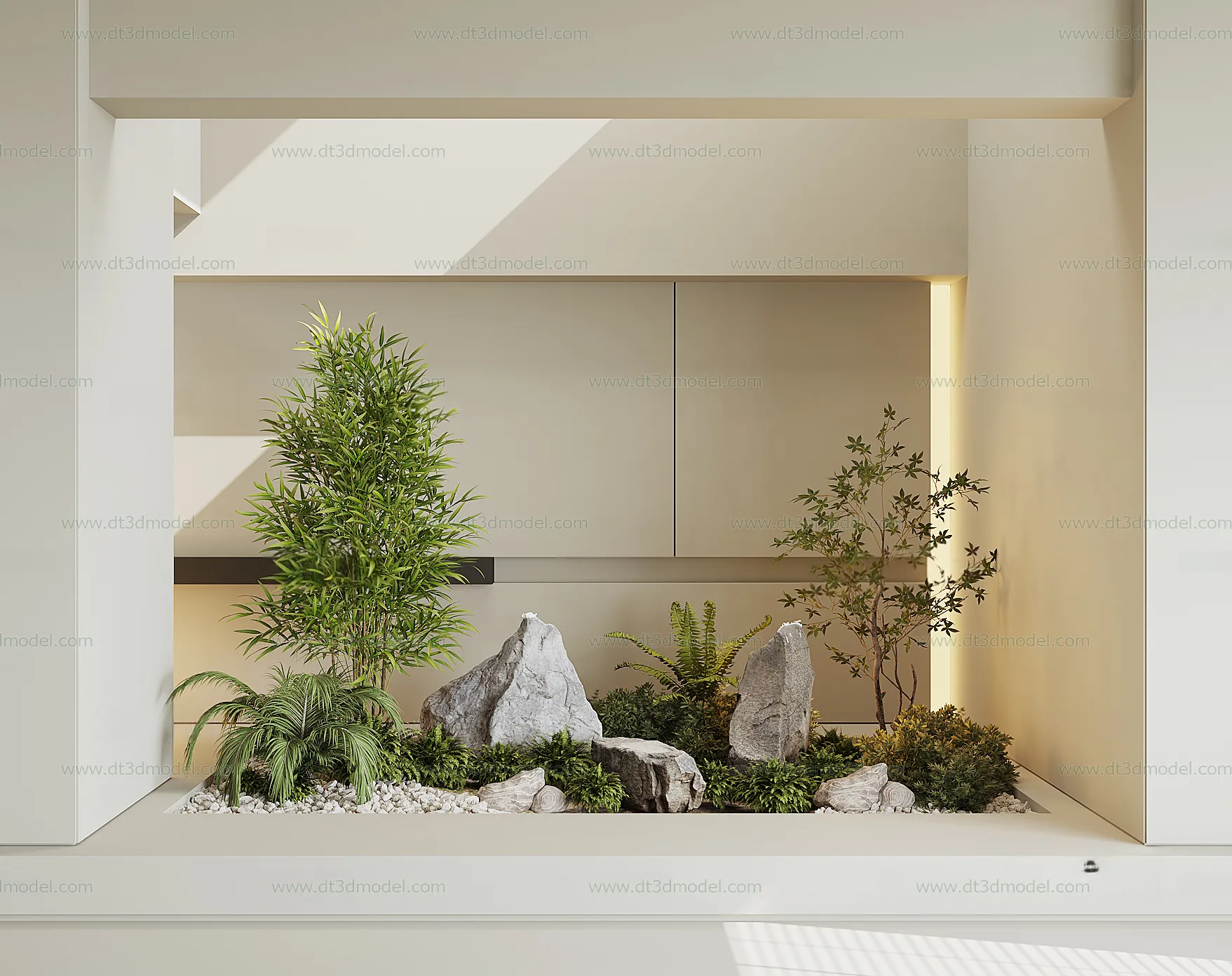 Miniature Garden 3D Scenes – Interior Plants – 079 – CORONA Render