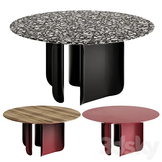 Miniforms BARRY Dining table (9 models) 3DSMax File