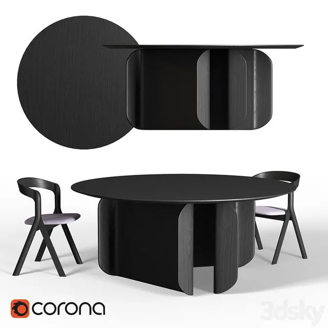 Miniforms BARRY Table 3dsMax Model