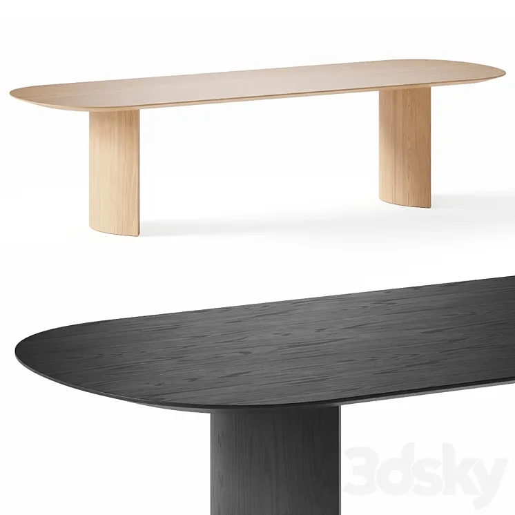 Miniforms Plauto Dining Table 3DS Max Model