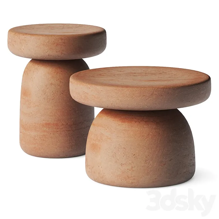 Miniforms Tototo Coffee Tables 3DS Max