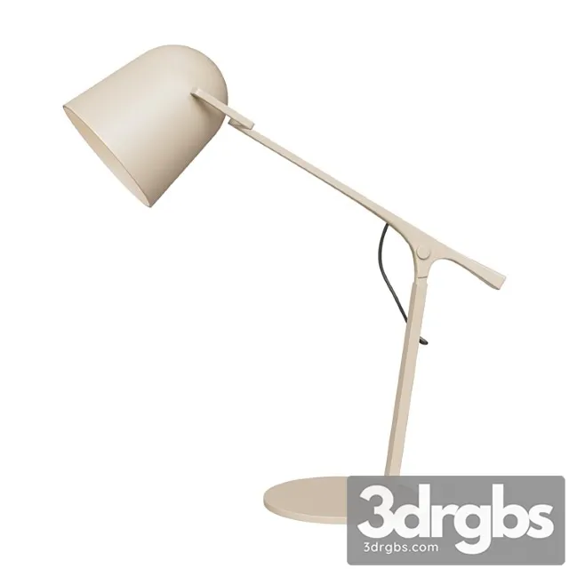 Minimal Beige Iron Desk Lamp 3dsmax Download
