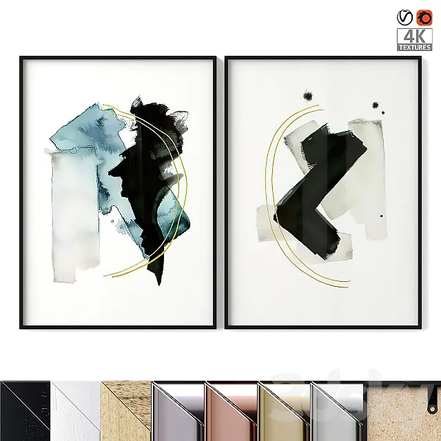 Minimal paintings 3DS Max Model