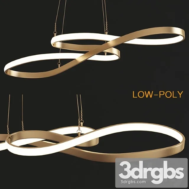 Minimalism diy hanging modern led 3dsmax Download