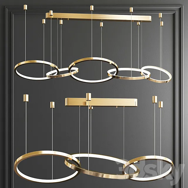 Minimalist LED Ring 3ds Max