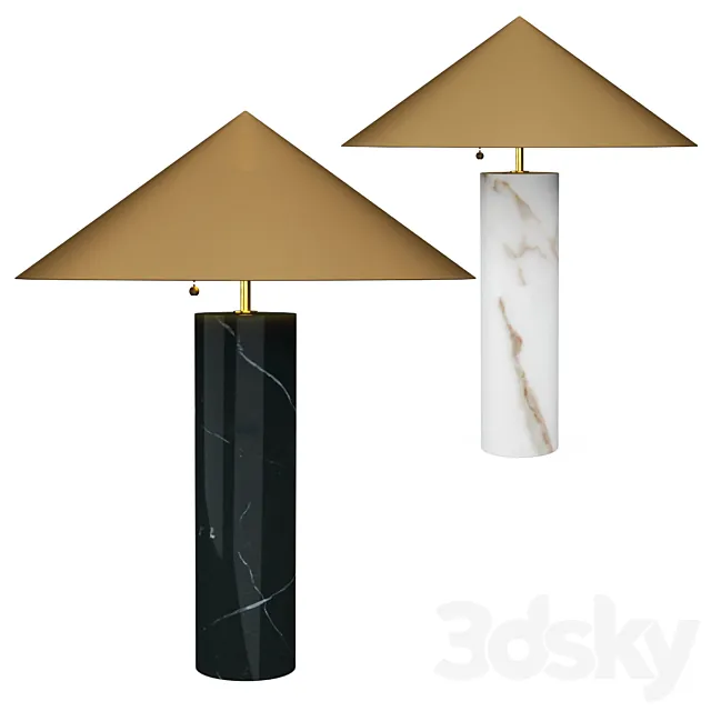 Minimalist Medium Table Lamp 3DS Max Model