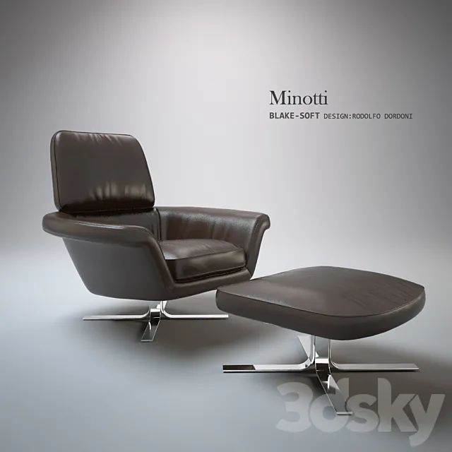 Minotti _ BLAKE-SOFT 3DS Max Model