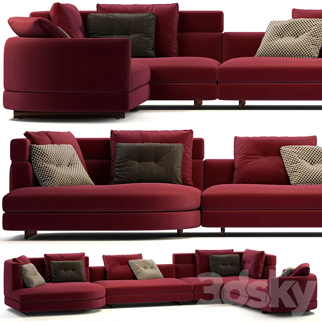 Minotti alexander sofa 3DSMax File