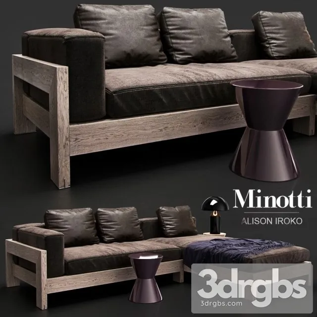 Minotti Alison Iroko 3dsmax Download