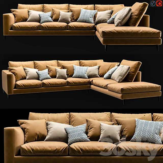 Minotti Andersen Arrangement 03 3ds Max