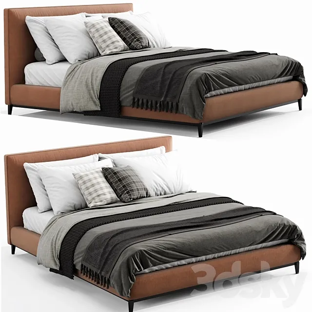 Minotti Andersen bed 3DSMax File