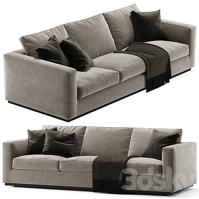 Minotti Andersen Line sofa 3ds Max