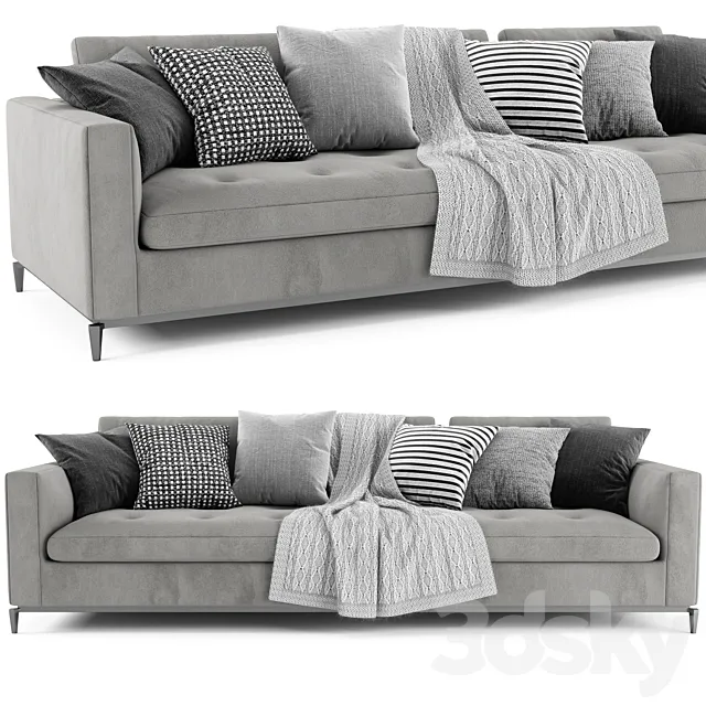 Minotti Andersen Quilt 2 3ds Max