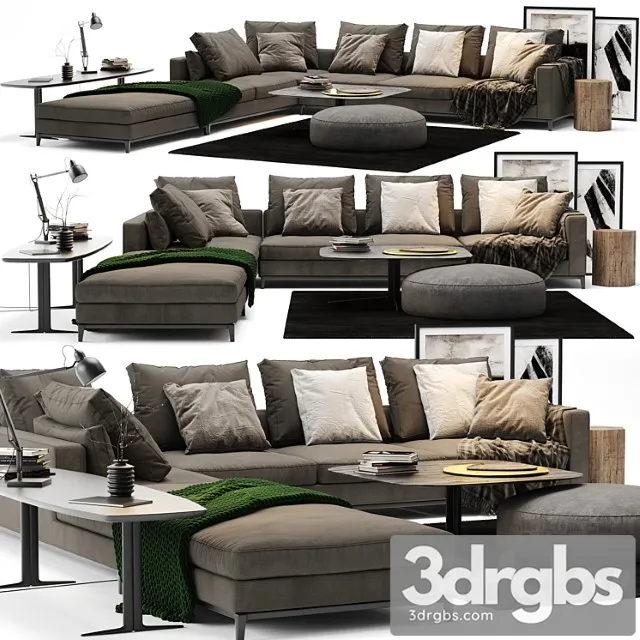 Minotti – andersen sofa 2 3dsmax Download