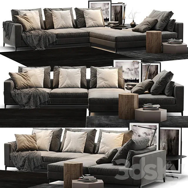 Minotti Andersen Sofa 3ds Max