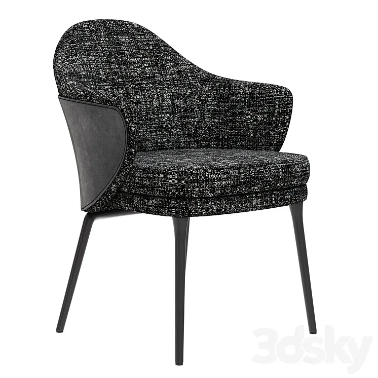 Minotti angie dining chair 3DS Max