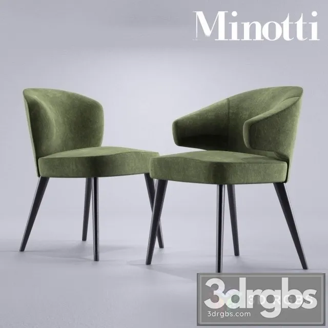 Minotti Aston Dining Chairs 3dsmax Download
