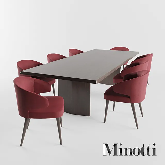 Minotti | Aston Dining | Morgan 3ds Max