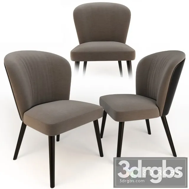 Minotti Aston Lounge Chair 3dsmax Download