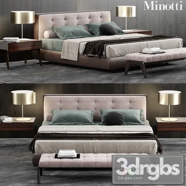 Minotti Bedford Bed 3dsmax Download