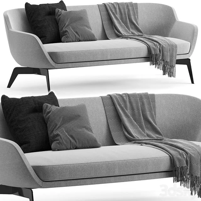 Minotti Belt Sofa 3dsMax Model