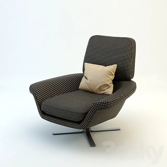 Minotti Blake Soft 3DS Max Model