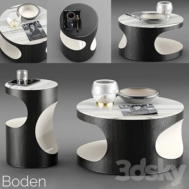 Minotti Boden Coffee Tables 3DSMax File