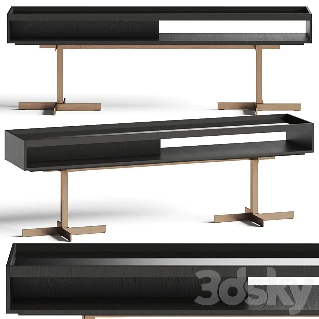 Minotti Close Console Table 3ds Max