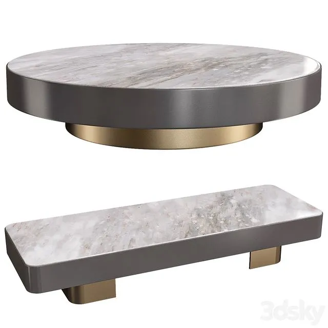 Minotti coffee table №38 3dsMax Model