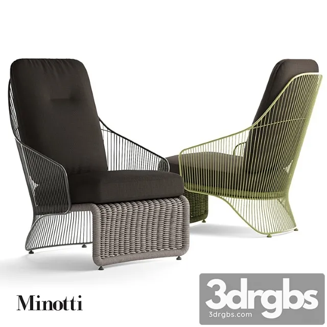 Minotti colette outdoor berge?re