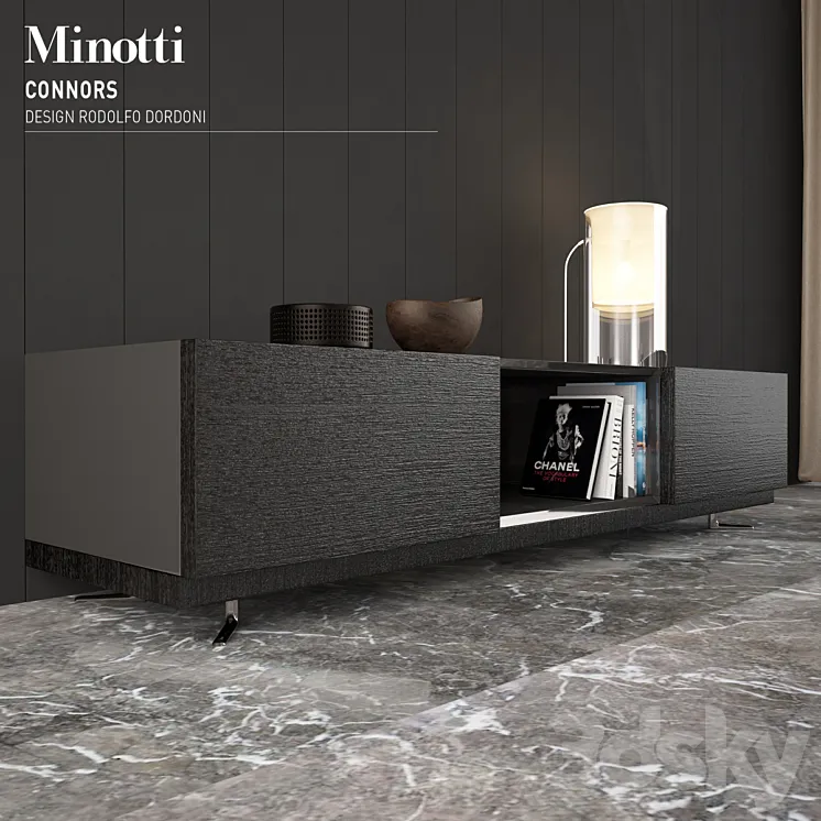 Minotti Connors 252×70 mm 3DS Max